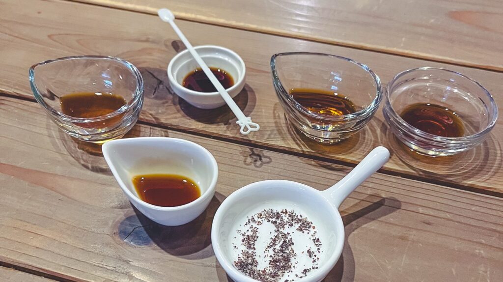 Sojasaus tasting